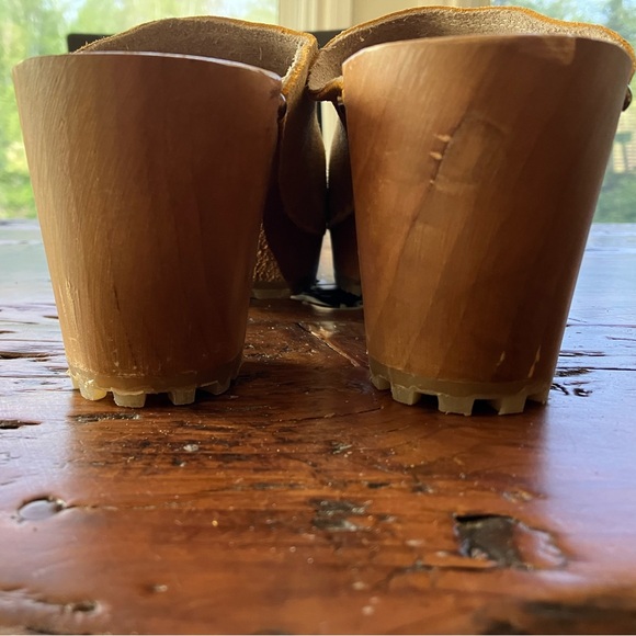 Swedish handmade clogs in genuine suede 39 EUR 8/8.5 US - Picture 2 of 6